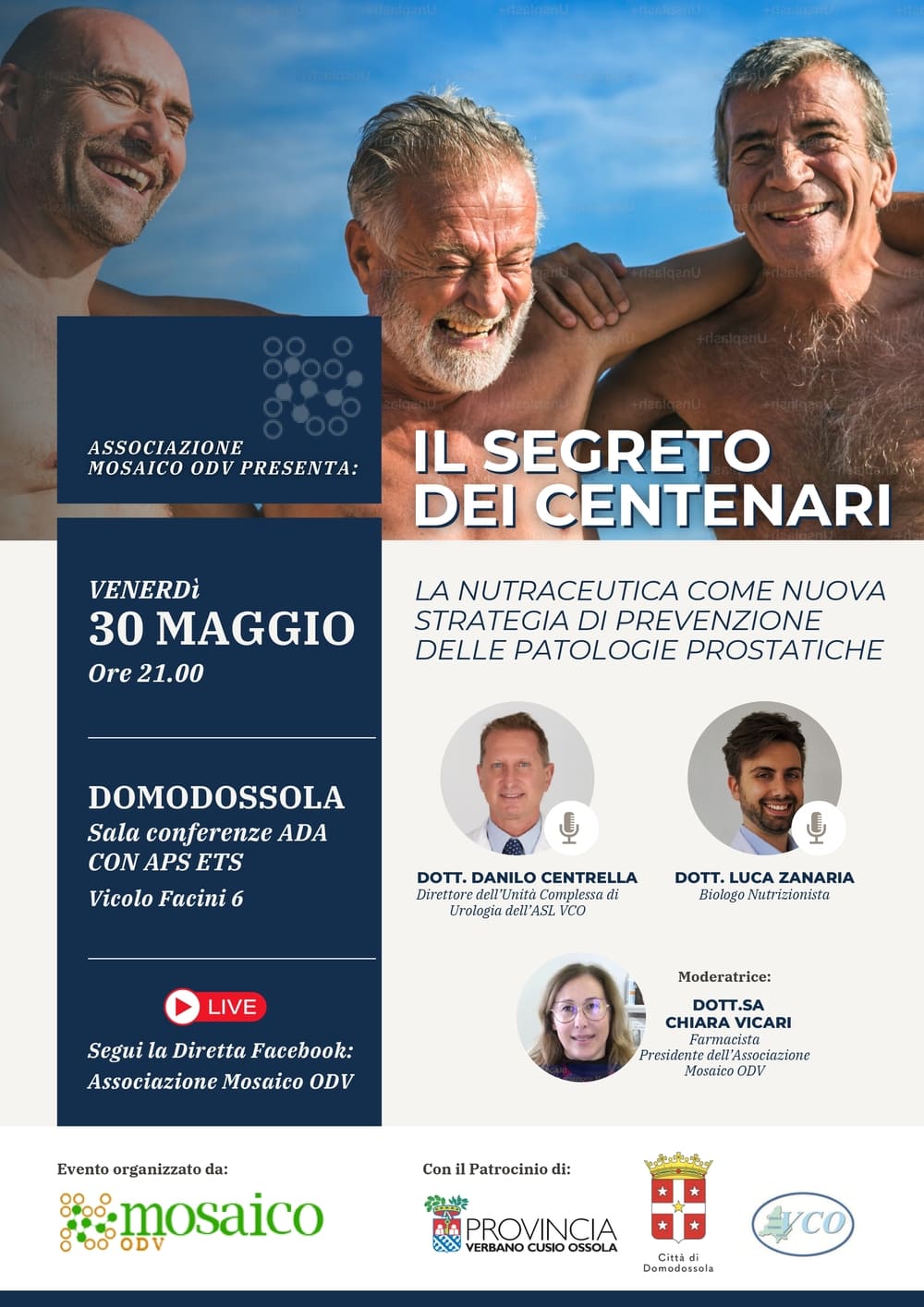 30 maggio 2025: Il segreto dei centenari