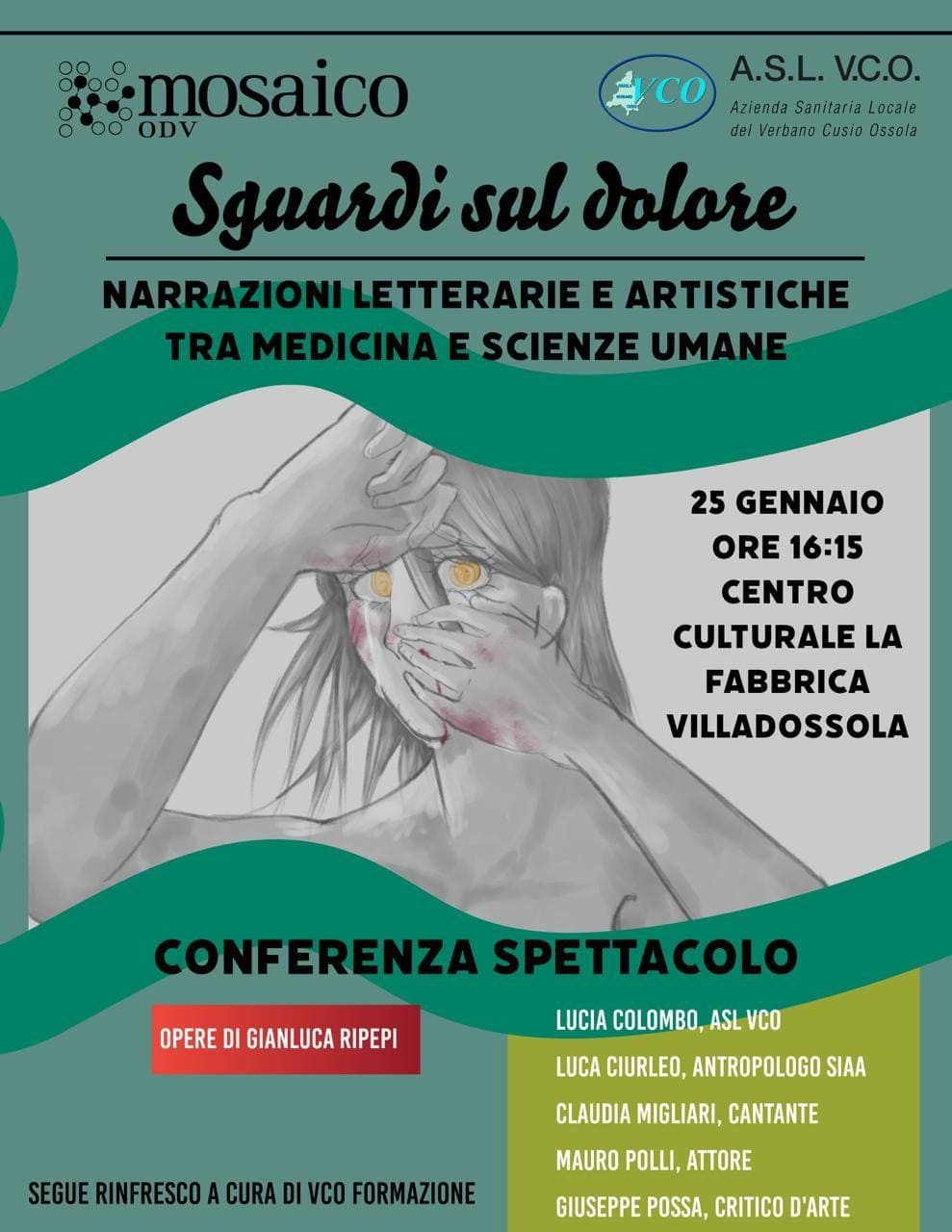 25 gennaio 2026: Evento “Sguardi sul dolore”